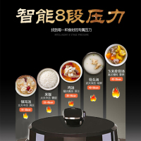 九阳(Joyoung)电压力煲Y-60C20 一锅双胆 6L大容量 蒸压炖煮营养好 家用电压力锅 多功能 双胆智能6L