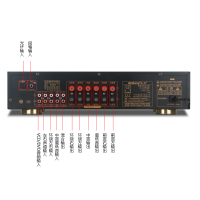 奇声AV-166大功率蓝牙家用5.1家庭影院功放机 专业AV重低音hifi家庭影院KTV音响音箱功放
