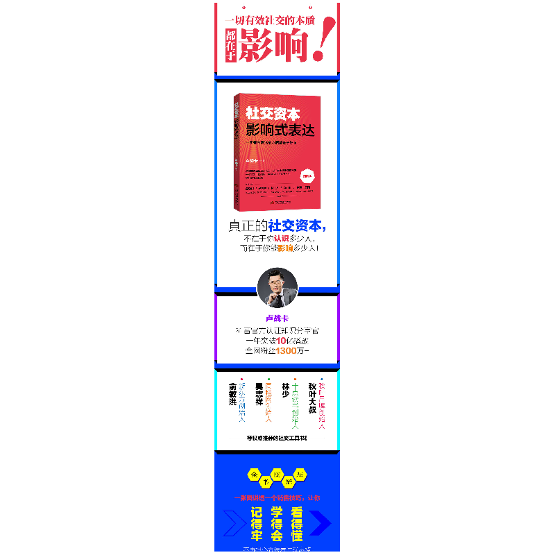 正版新书]影响式表达 图解版卢战卡9787509016084高清大图