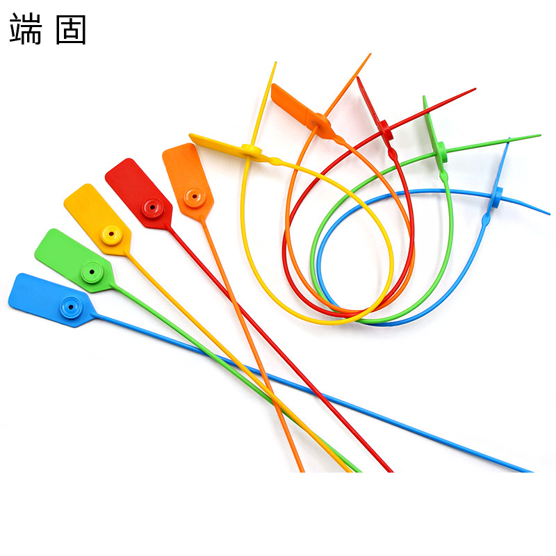 端固 塑料封签 标签扎带 50cm100个 QF002 包高清大图
