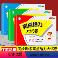 [正版]3本2024春新版亮点给力大试卷六年级下册小学语文人教版数学苏教版英语译林版6年级下小学生同步单元测试卷期