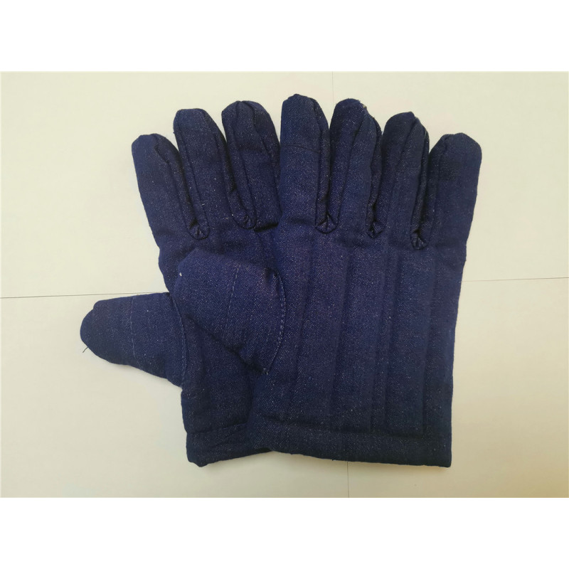 ZDET 布棉手套26-31.5cm 五指劳动布 (单位：副)