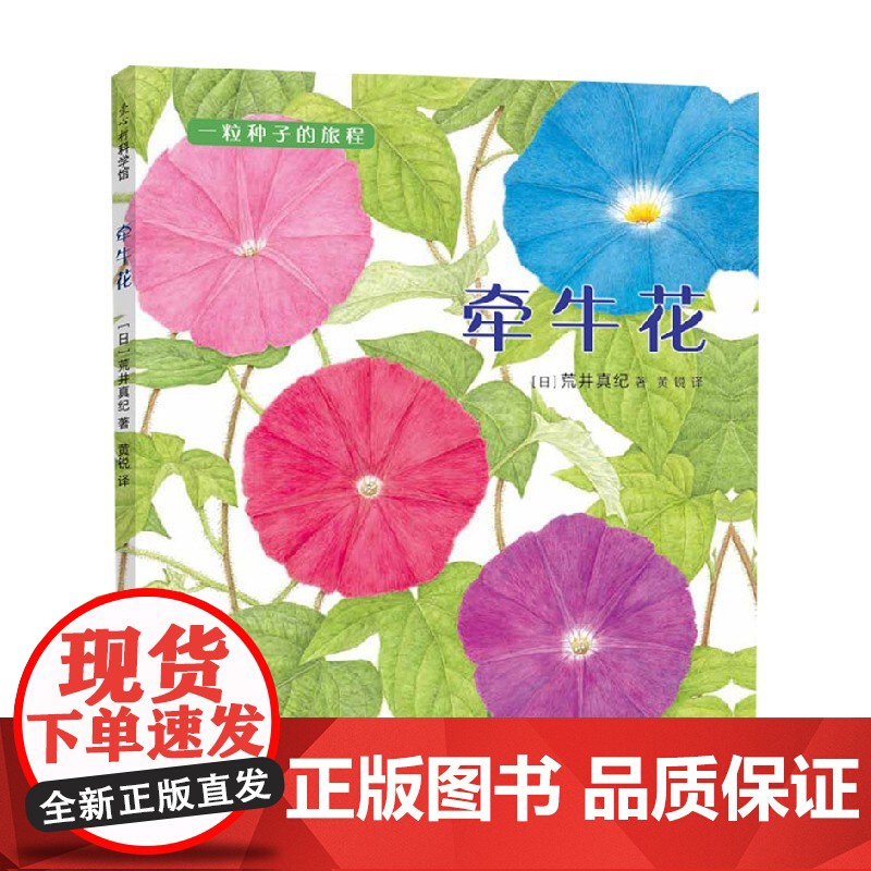 牵牛花 3-6岁 荒井真纪 著 科普百科高清大图