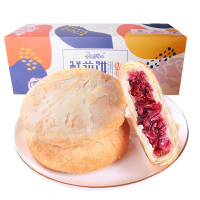 阿婆家的鲜花饼玫瑰味6枚180g袋装云南特产零食饼干糕点心