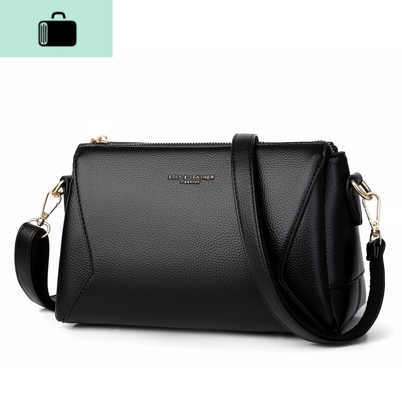 包包女包新款2020时尚斜跨包百搭中年妈妈包大容量单肩斜挎小包潮NEWLAKE高清大图