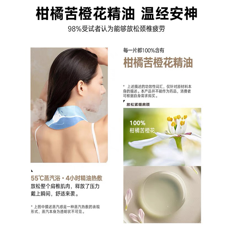 元气达人 柑橘苦橙花肩颈贴5片*3盒高清大图