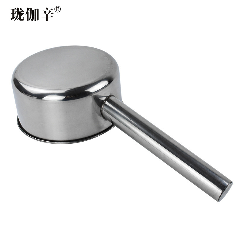 珑伽辛 不锈钢卷边平底水勺水瓢 大号/个高清大图