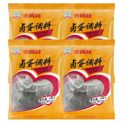 吉得利 卤蛋调料 香料 卤料调味料调味品30g*4袋