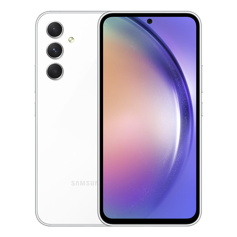 三星 SAMSUNG Galaxy A54 8GB+256GB 雪雾白 120Hz超顺滑全视屏 IP67级防尘防水 5000mAh长续航 5G手机