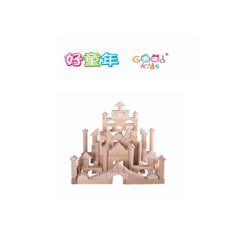 Goodkids 180片中型榉木4层积木 EZ1089-1 早教益智 幼儿园构建类大积木