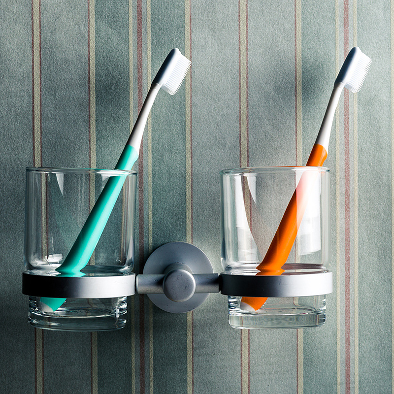 [苏宁自营]泰国ocean进口玻璃杯 漱口杯 刷牙杯 情侣创意洗漱杯 牙刷杯(单位:个)
