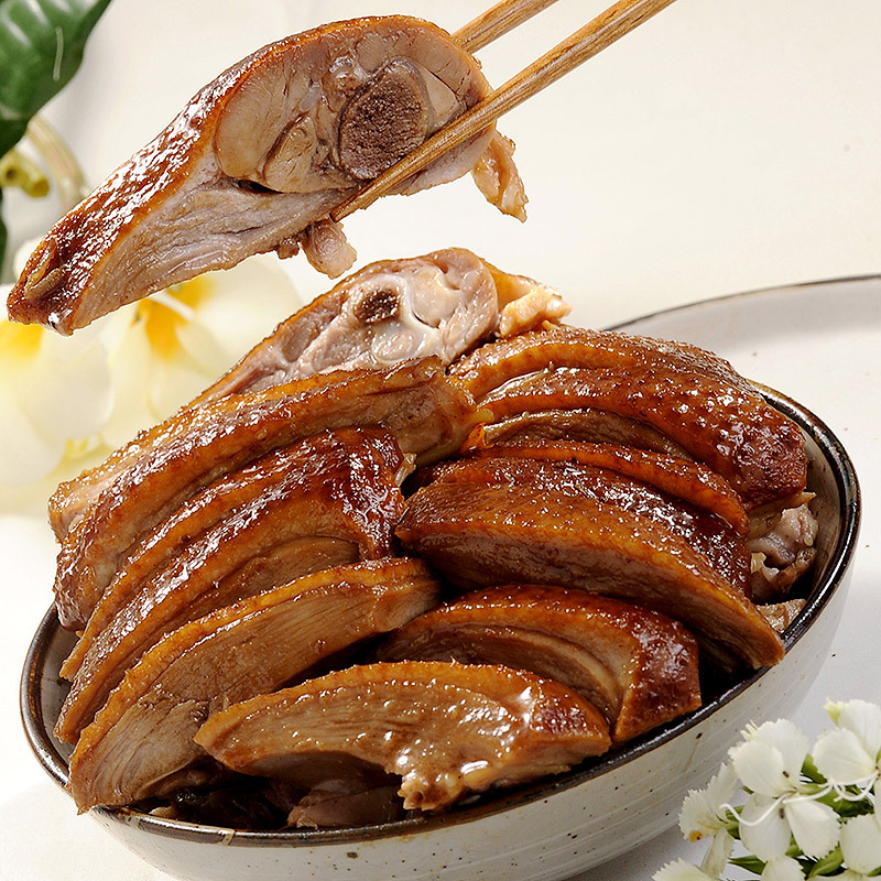 桂花鸭 春江晓景系列盐水鸭490g半只 正宗南京特产 卤味熟食 鸭肉零食 冷盘下酒菜