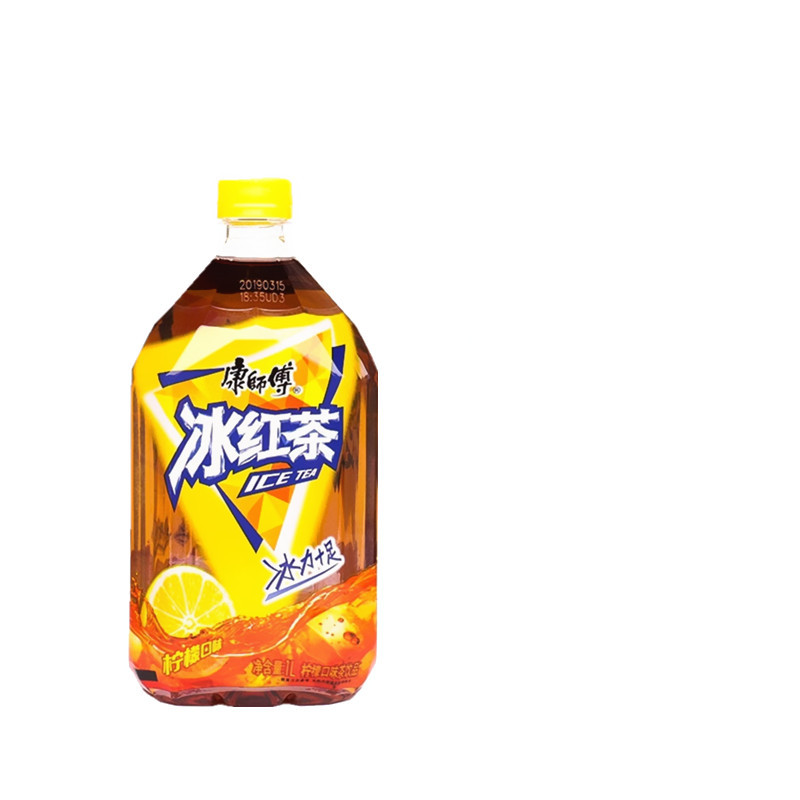 康师傅1l12瓶大瓶装雪梨劲凉冰红茶绿茶茉莉蜜茶蜂蜜柚子茶清茶24小时