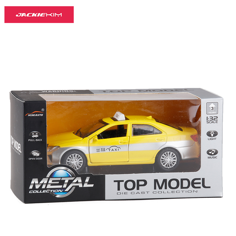 132凯美瑞出租车taxi的士合金车模语音播报金属开回力玩具车红色