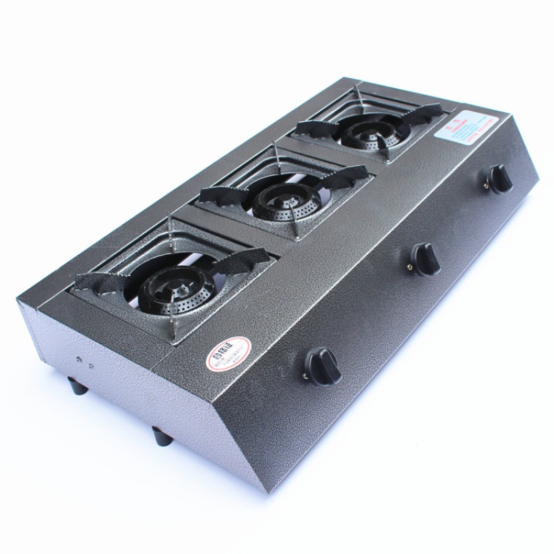 煲仔炉商用多头燃气灶饭店砂锅灶时光旧巷3头蜂窝炉头燃气灶黑花3头