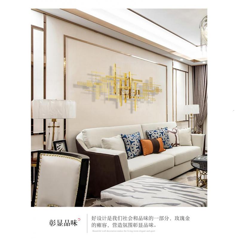 餐厅墙面装饰挂件欧式铁艺壁饰创意客厅沙发背景墙壁轻奢金属壁挂 三维工匠 1.2米高清大图