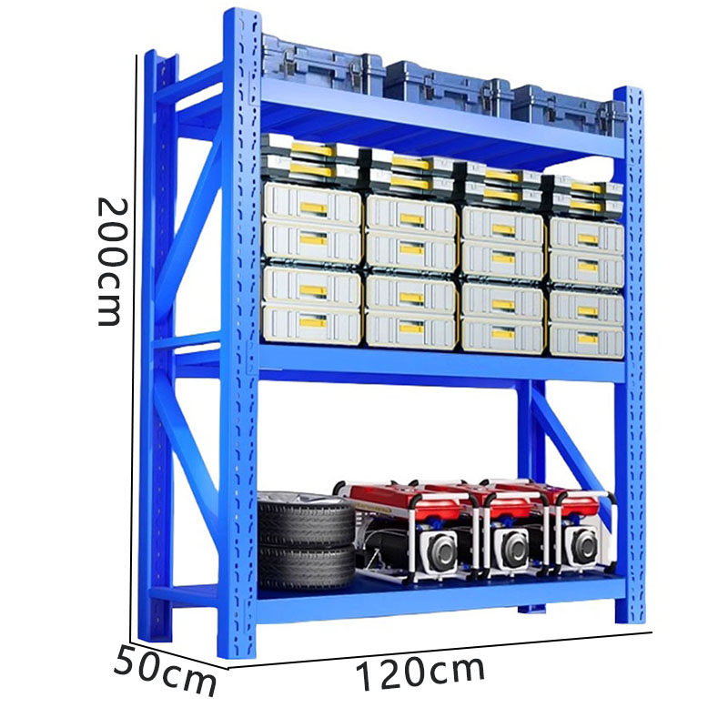 黎谷瑞储物架三层120*50cm(200KG/层)组高清大图
