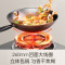 美的(Midea)电磁炉双灶凹面 3500W家用大功率电陶炉嵌入式电磁灶 不挑锅具恒匀火 DZ35AT09P