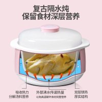 小浣熊电炖盅D2-F 1.2L容量多功能家用小型全自动煮粥神器燕窝电炖盅