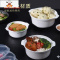 敬平微波炉专用器皿食品级塑料保鲜盒可微波加热餐盒加热碗饭盒上班族