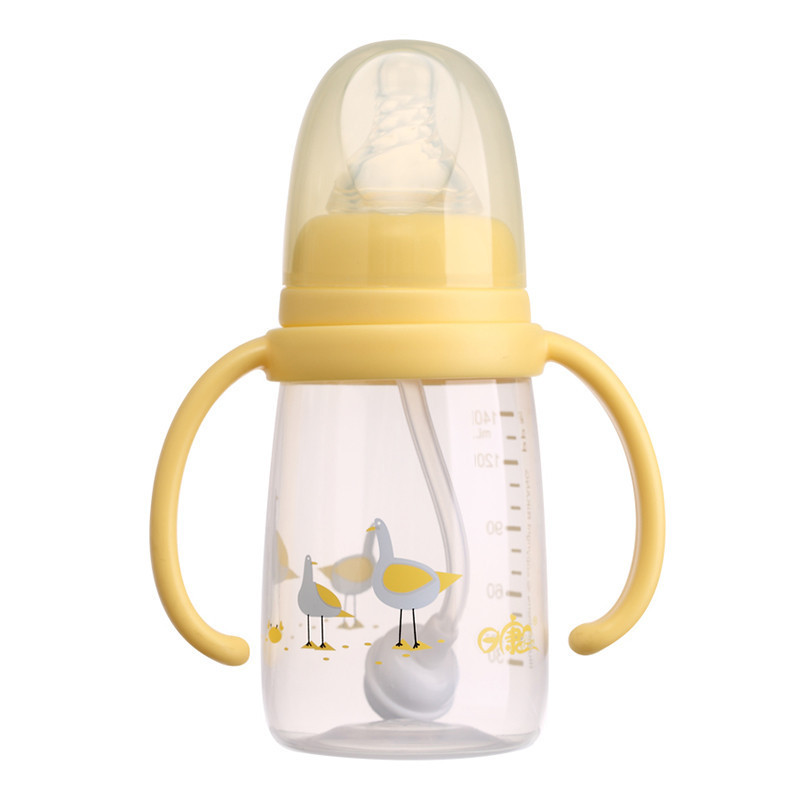 日康标准口径有柄自动奶瓶(140ML.PP) RK-3125