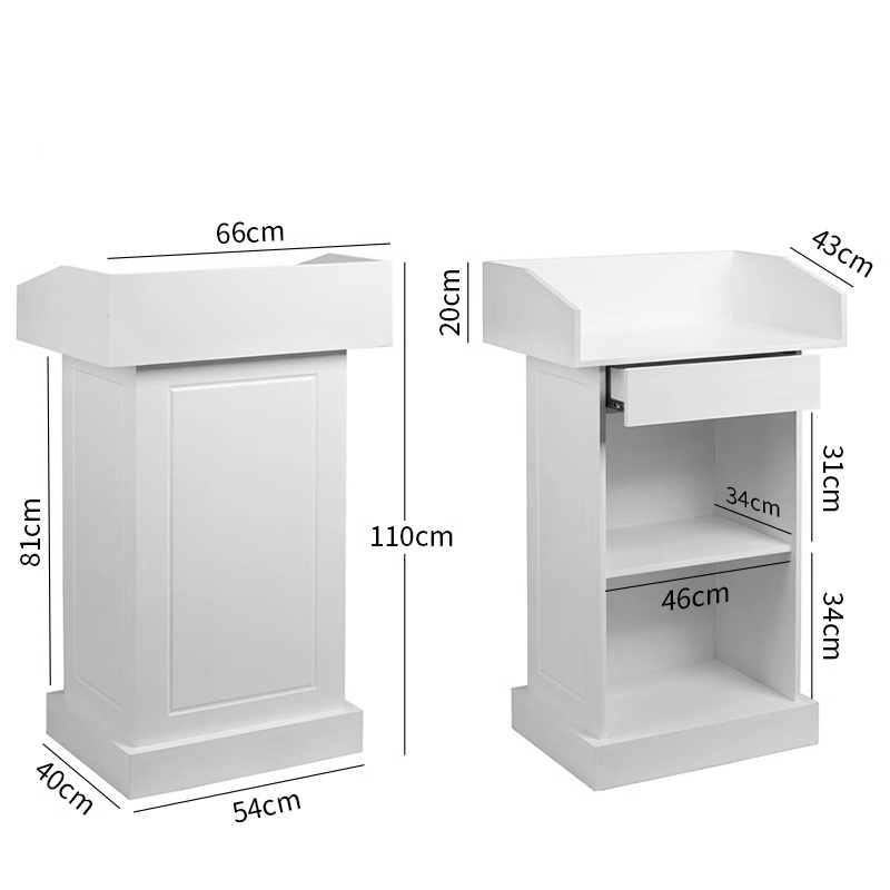 悦兴诚会议演讲桌66*40*110cm张高清大图