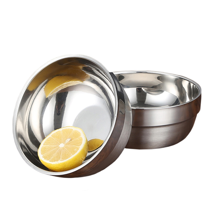 炯毅 不锈钢碗饭碗个人小碗 304不锈钢碗 14cm 个高清大图