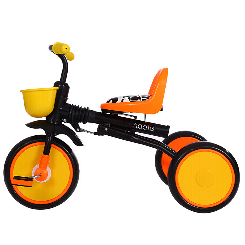纳豆(nadle)儿童三轮车2-5岁轻便可折叠脚踏车 参数