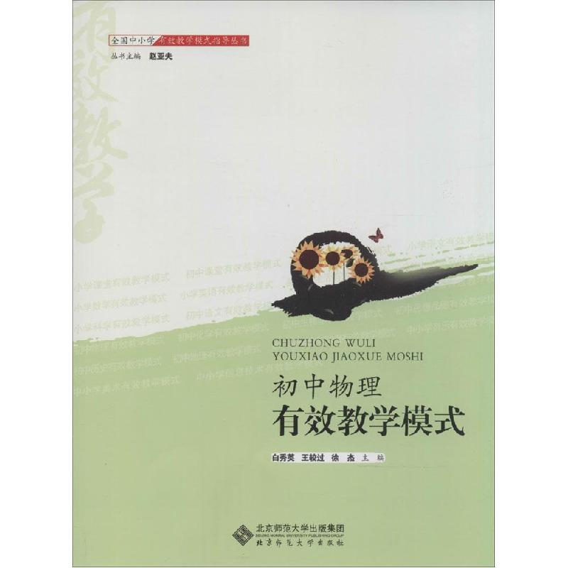 正版新书】初中物理的有效教学白秀英//王较过//徐杰|主编:赵亚夫