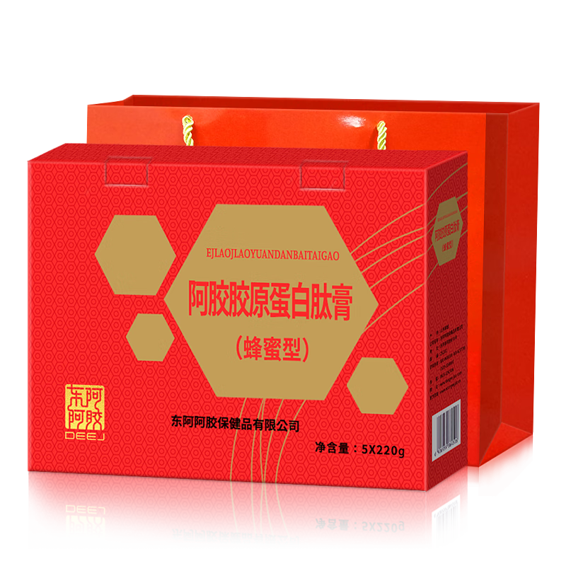 东阿阿胶 阿胶胶原蛋白肽膏（蜂蜜型）1100g高清大图