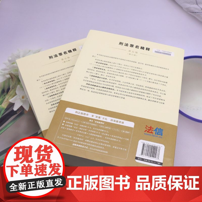 刑法罪名精释:对*高人民法院、*高人民检察院关于罪名司法解释的理解和适用