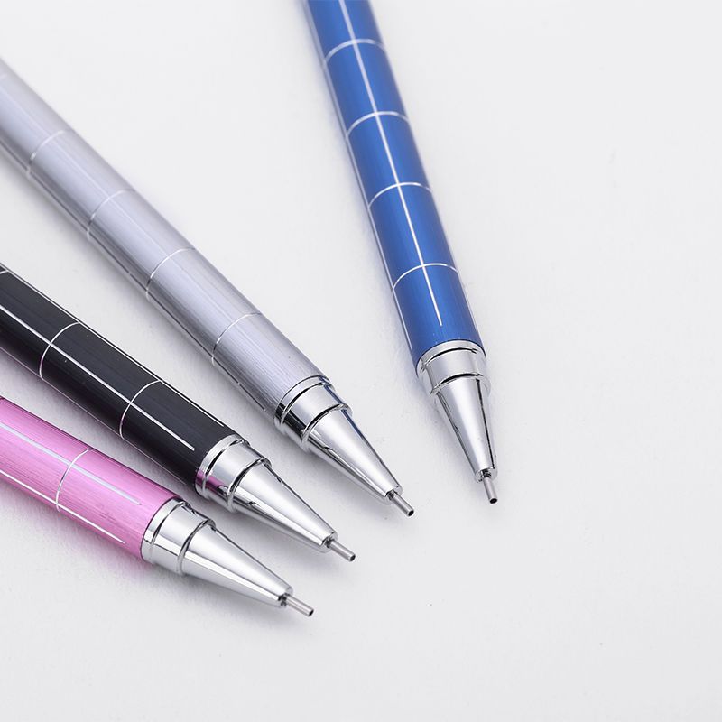 金属自动铅笔中小学生学生用品文具素描笔0.5自动铅笔0.7书写铅笔 0.5MM(金属款)-d4 1支笔