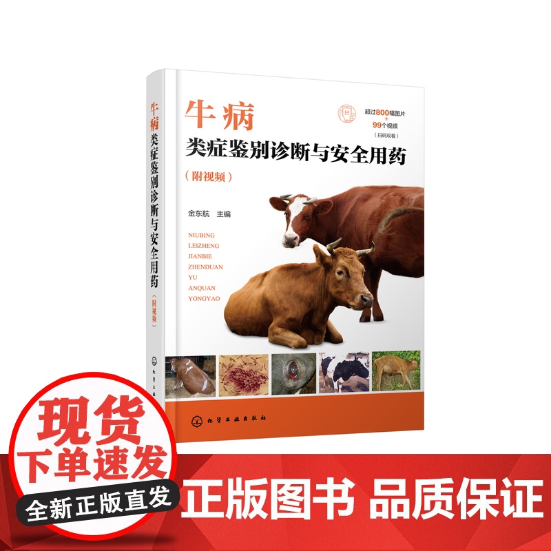 牛病类症鉴别诊断与安全用药 附视频 9787122466112 金东航 编 化学工业出版社高清大图
