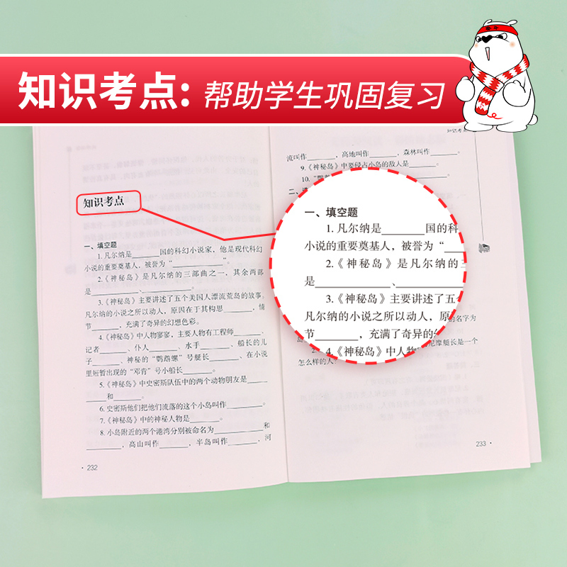 神秘岛 [正版]神秘岛(中小学生课外阅读指导丛书)无障碍阅读 彩插励志版