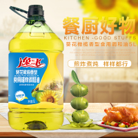 【满55减10】逸飞 葵花橄榄油食用调和油5L食用油