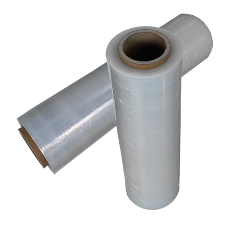 炯毅 保鲜膜缠绕膜工业打包膜保鲜膜pe 缠绕膜 50cm*5公斤/卷高清大图