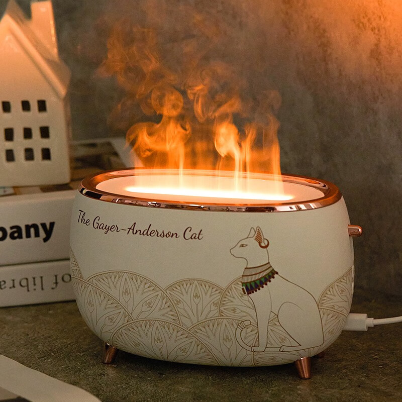 大英博物馆盖亚安德森猫白金款智能恒湿静音加湿器轻松拆卸设计