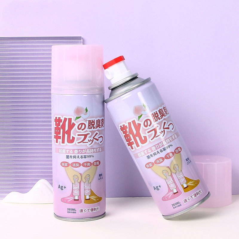 [2瓶]新包装 鞋子除臭喷雾鞋袜去脚臭鞋柜球鞋防臭杀菌除菌剂去除异味臭味神器 265ml/瓶高清大图