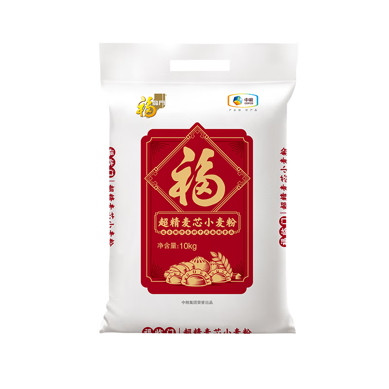 苏宁宜品中粮福临门超精麦芯小麦粉10kg黄淮海麦区非有机袋装大容量性价比高高清大图