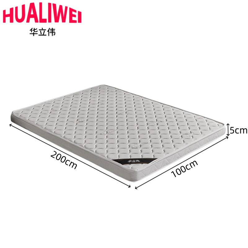 华立伟单人床+床垫1米套高清大图