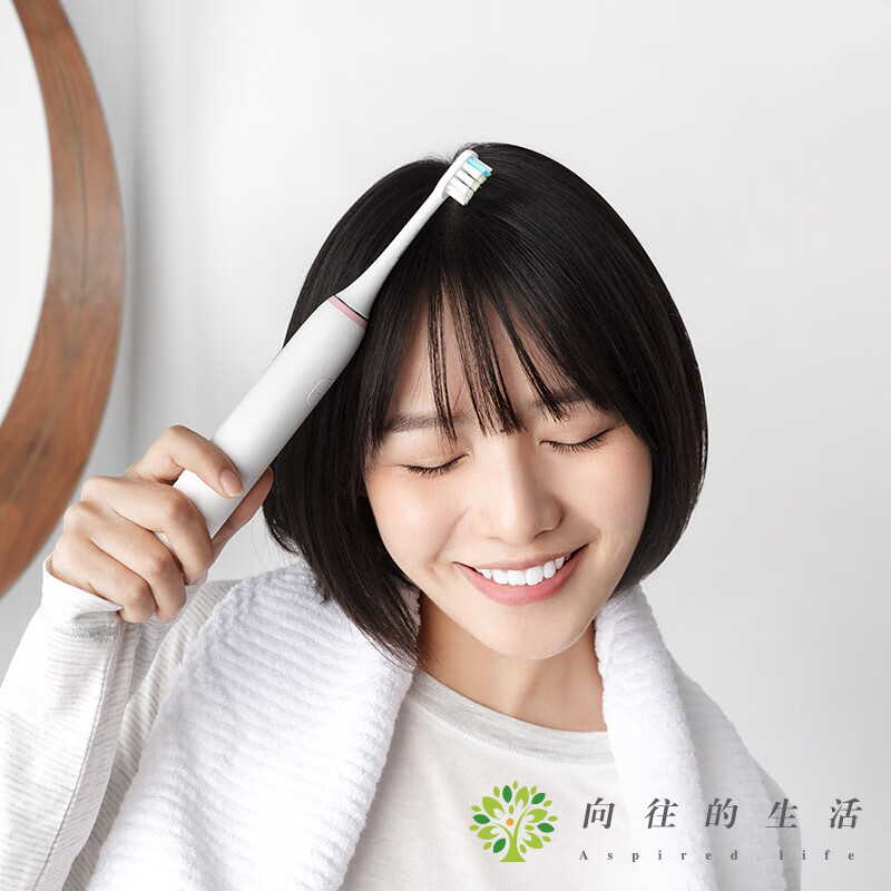 素士(SOOCAS) 声波电动牙刷 V1 蓝色 1只高清大图