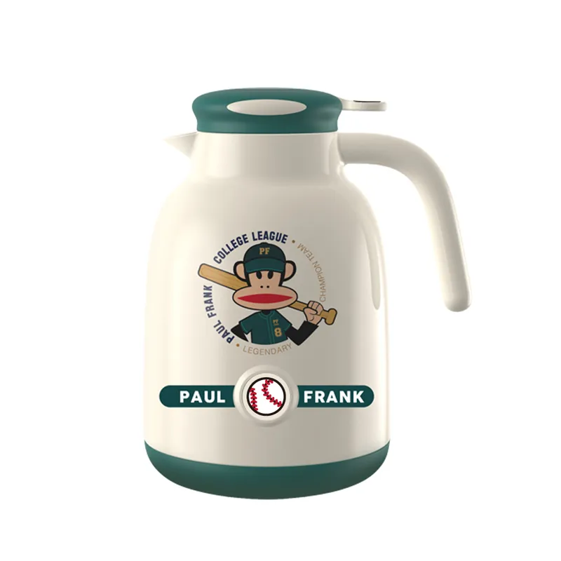 大嘴猴(paul frank)1000ML/350ML*2 保温壶马克杯套装 PFC781T 玻璃内胆+PP/陶瓷 露