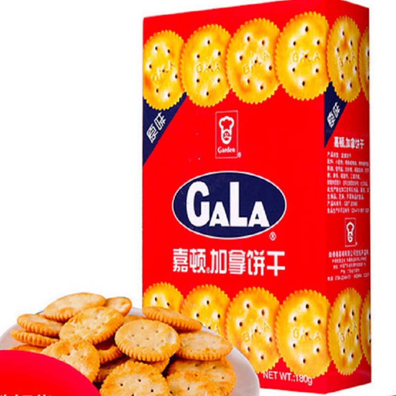 嘉顿garden加拿饼干原味180g盒