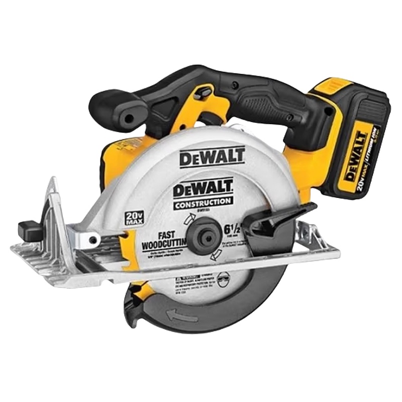 得伟20V165mm锂电圆锯一电一充9.0套装DCS391N-9X1套