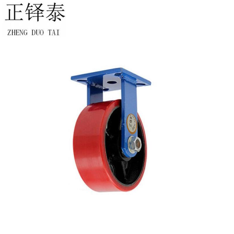 正铎泰 聚氨酯 重型铁芯轮定向轮12寸300mm /个