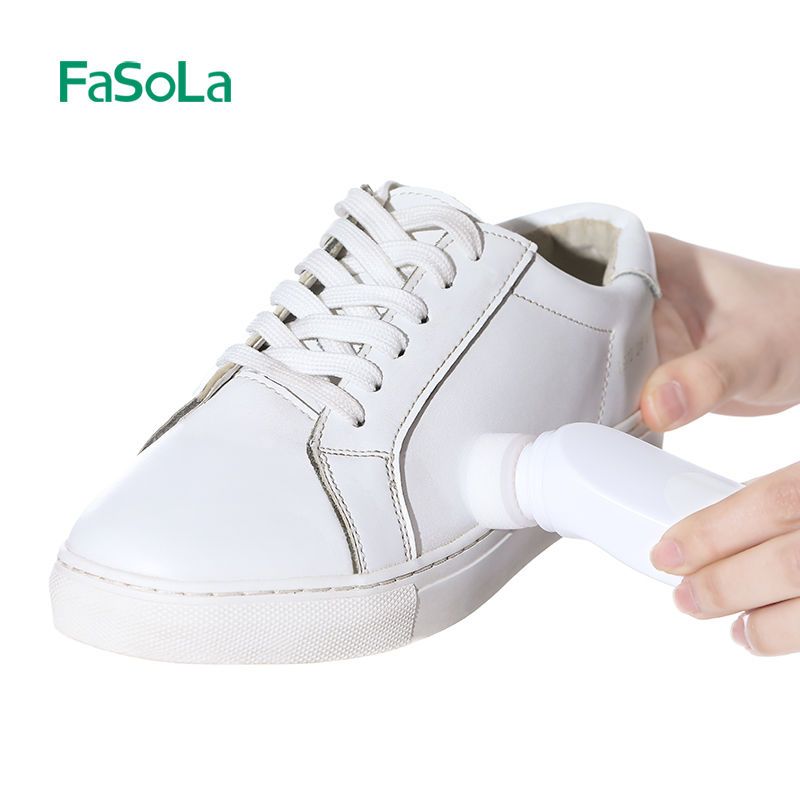 FaSoLa 小白鞋清洁剂4件套 一擦白洗鞋擦鞋清洁护理增白去污神器 护理4件套