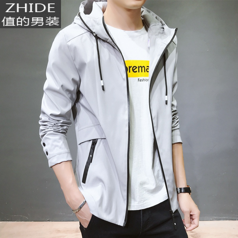 suntek外套男春秋韩版潮流休闲百搭褂衣服男装运动机能男士夹克春装