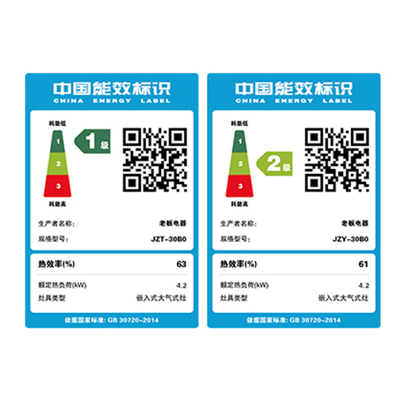 老板(ROBAM)新聚中劲火燃气灶单灶具4.2kW大火力一级能效钢化玻璃嵌入式JZT-30B0(天然气)台嵌俩用