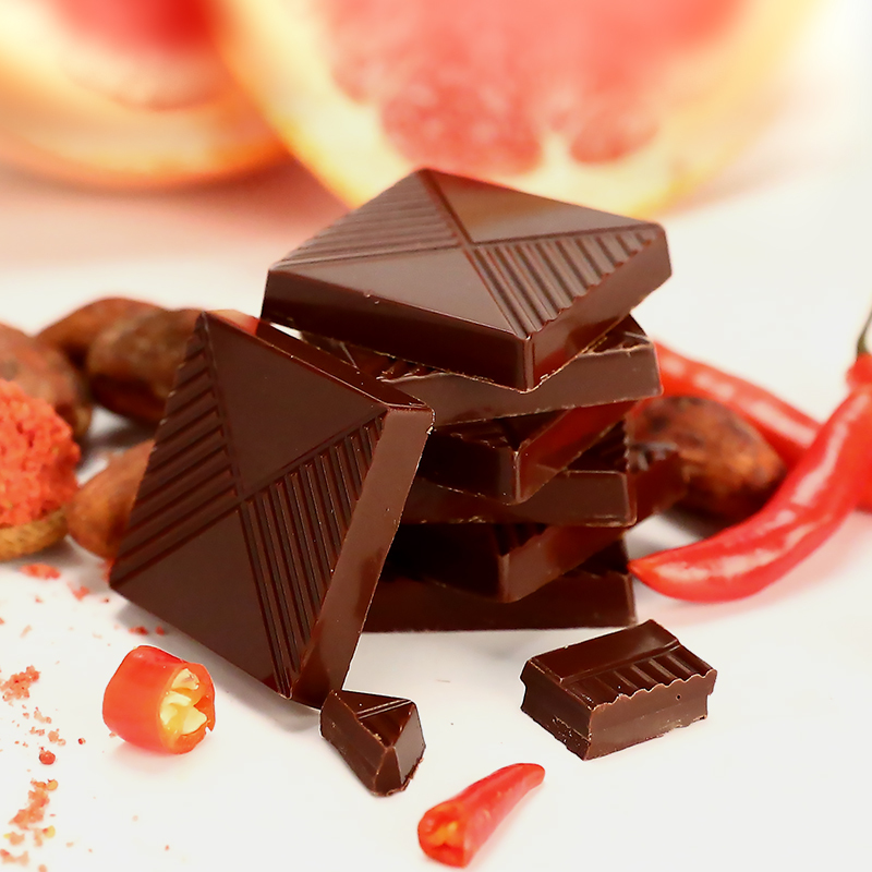 诺梵多口味怪味蛋黄辣椒巧克力生姜味