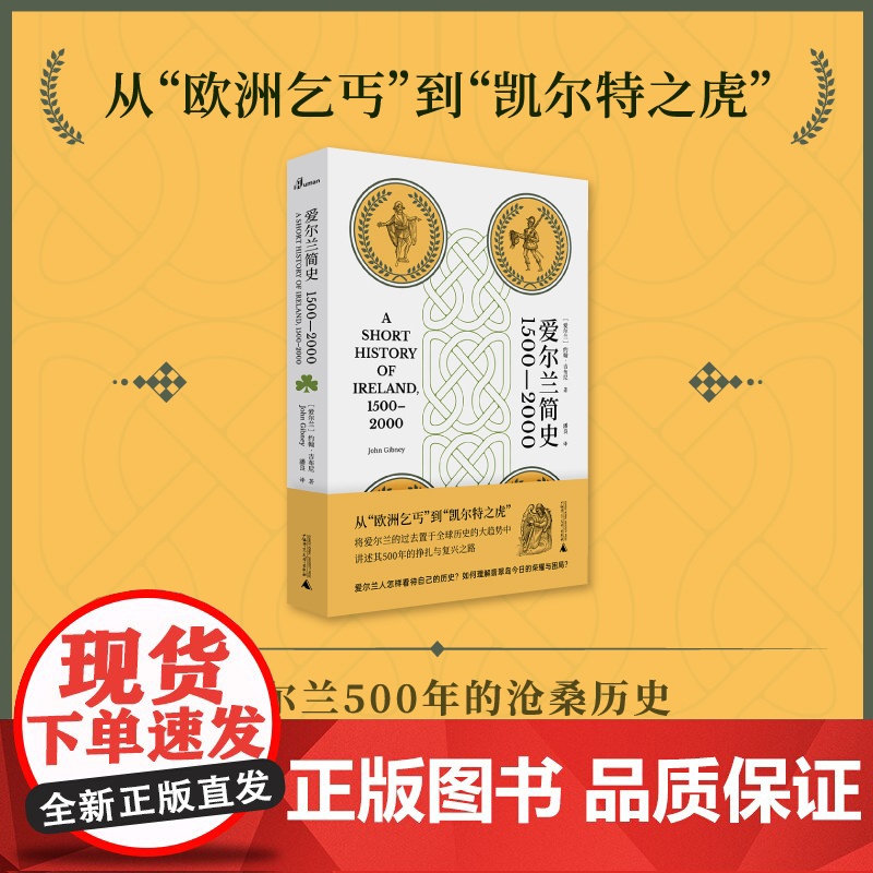 爱尔兰简史(1500—2000)(从“欧洲乞丐”到“凯尔特之虎”, 约翰·吉布尼 广西师范大学出版社 正版书籍高清大图